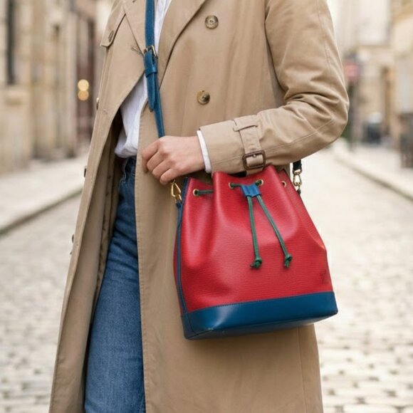 Louis Vuitton Handbags - AUTHENTIC Louis Vuitton LV Shoulder Bag  Noe Bordeaux Epi